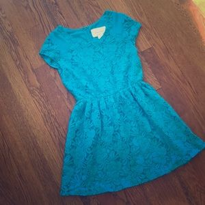 Urban Outfitters coincidence & chance teal dress